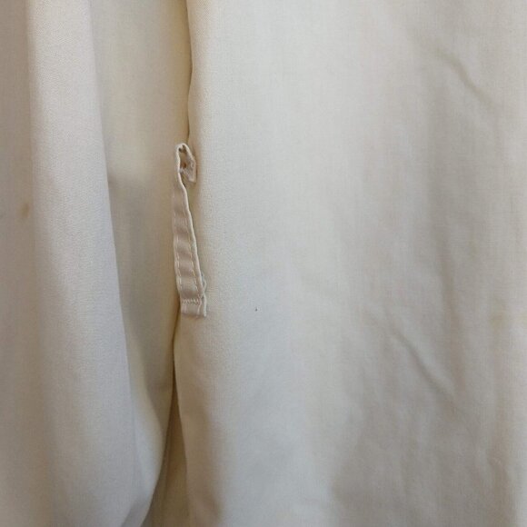 Vintage 70's Safari Explorer Jacket Top Size S M Khaki Warwick Long Sleeve - Picture 11 of 11